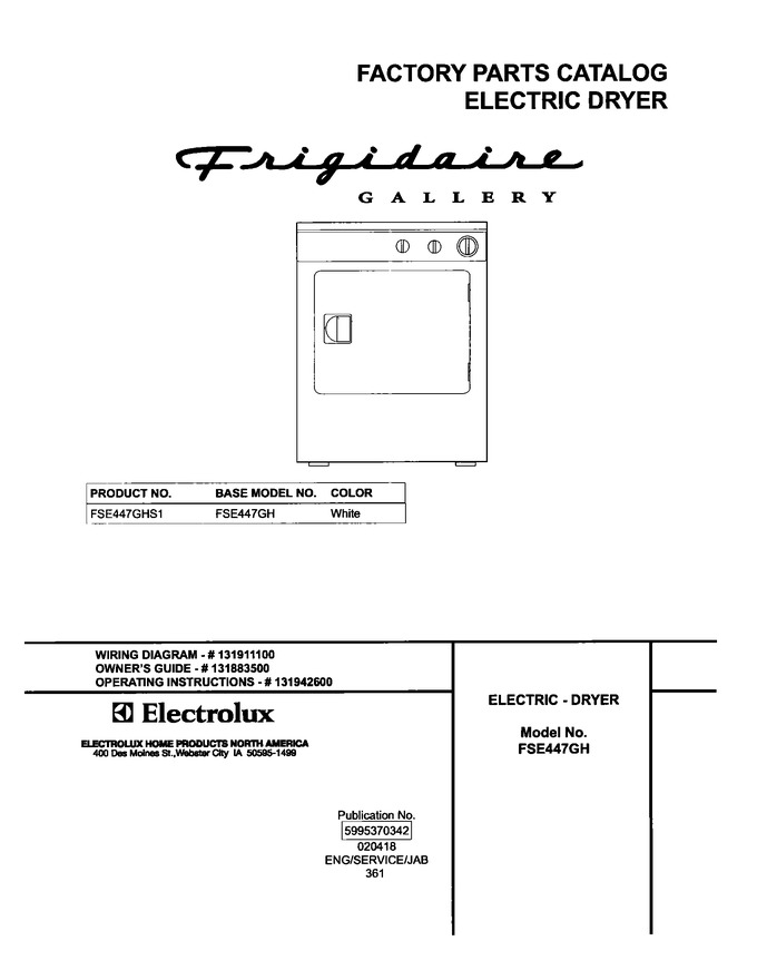 Diagram for FSE447GHS1