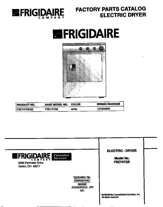 Diagram for FSE747GES0