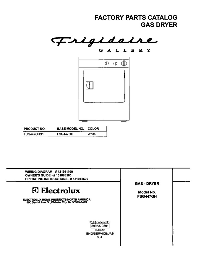 Diagram for FSG447GHS1
