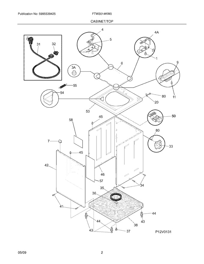 Diagram for FTW3014KW0