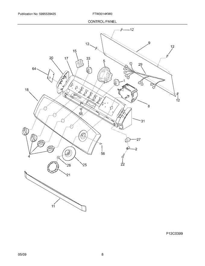 Diagram for FTW3014KW0