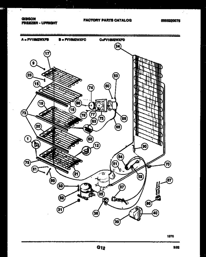 Diagram for FV16M2WXFD