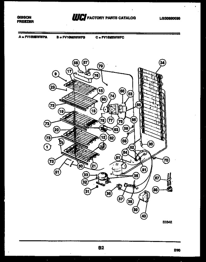 Diagram for FV16M8WWFA