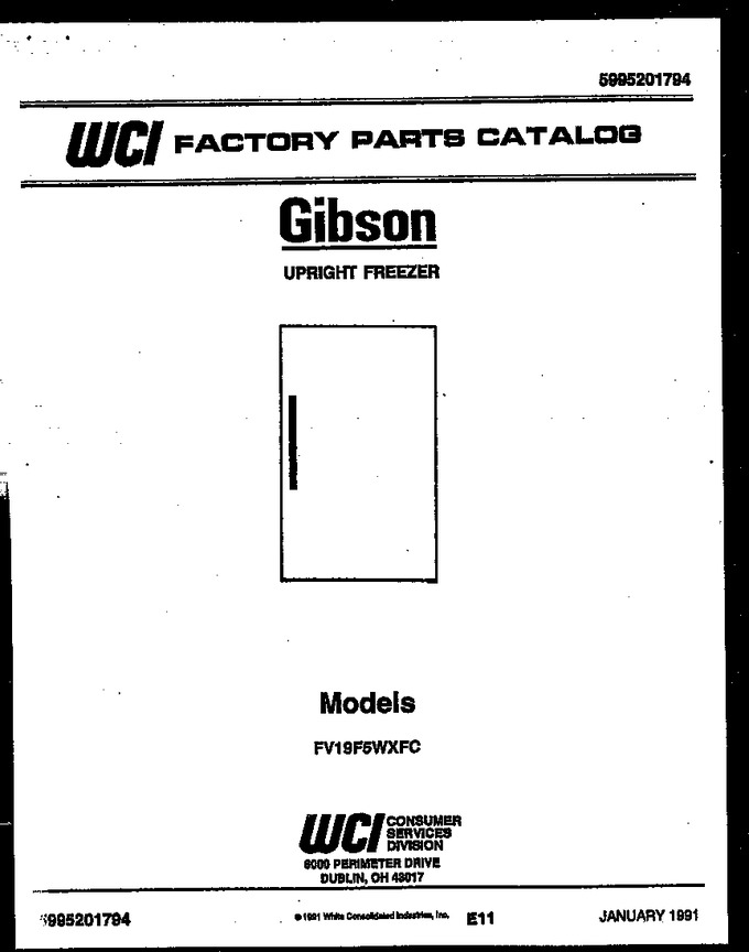 Diagram for FV19F5WXFC