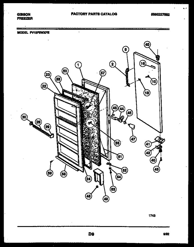 Diagram for FV19F5WXFE