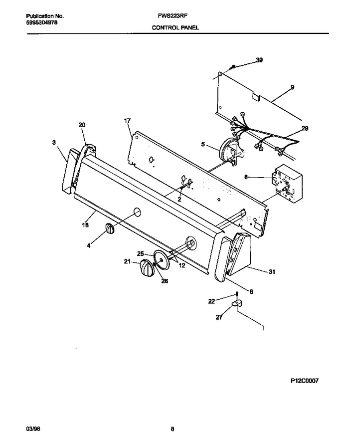 Diagram for FWS223RFS0