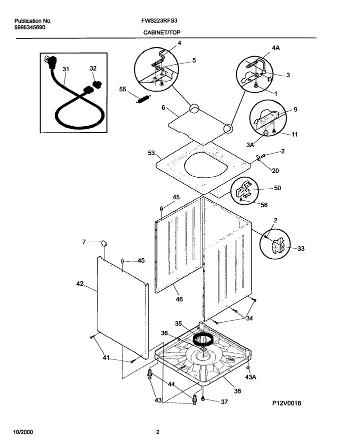 Diagram for FWS223RFS3