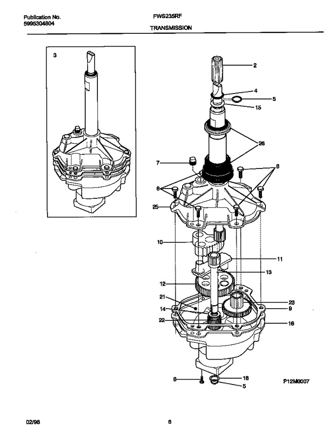 Diagram for FWS235RFS0