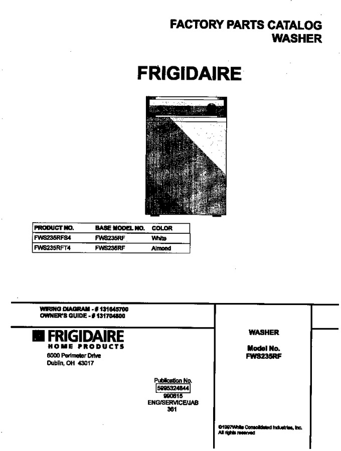 Diagram for FWS235RFS4