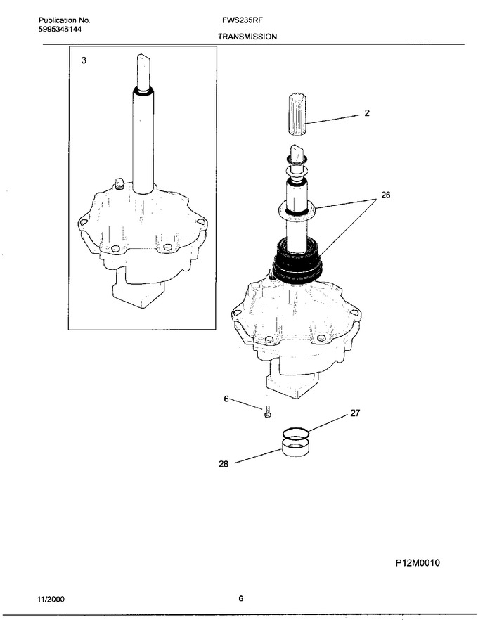 Diagram for FWS235RFT6