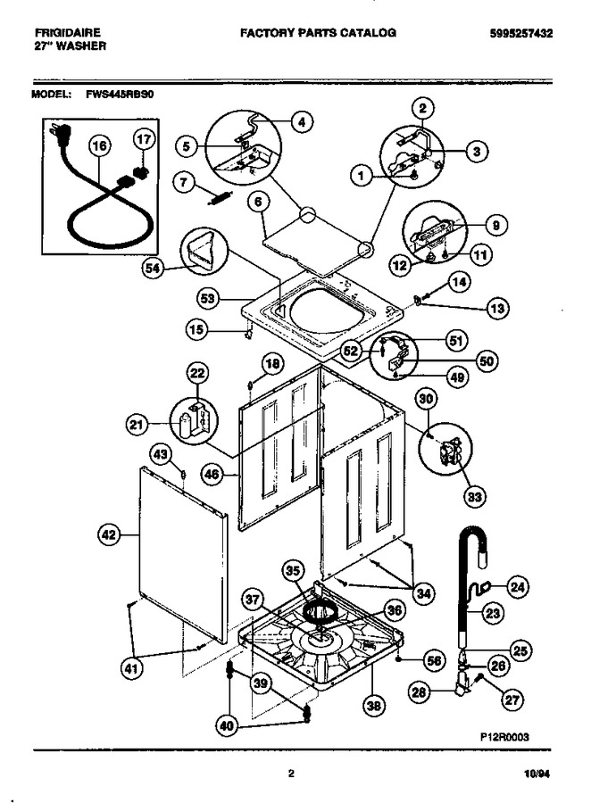 Diagram for FWS445RBS0