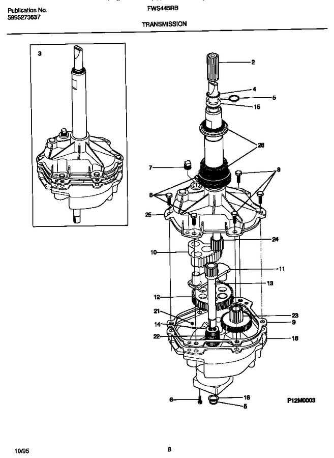 Diagram for FWS445RBT2