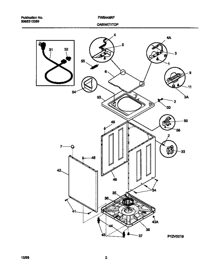 Diagram for FWS445RFS1