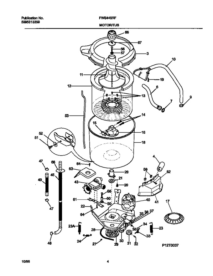 Diagram for FWS445RFS1