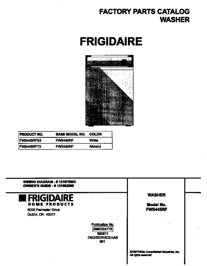 Diagram for FWS445RFS3