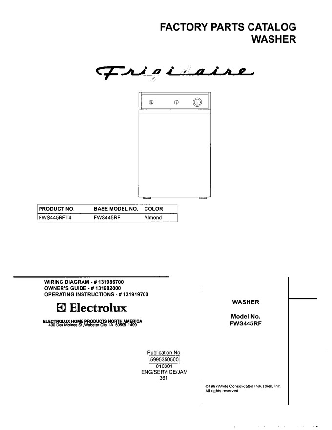 Diagram for FWS445RFT4