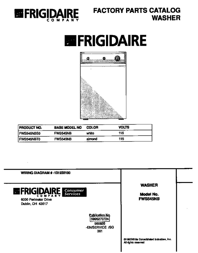 Diagram for FWS545NBS0