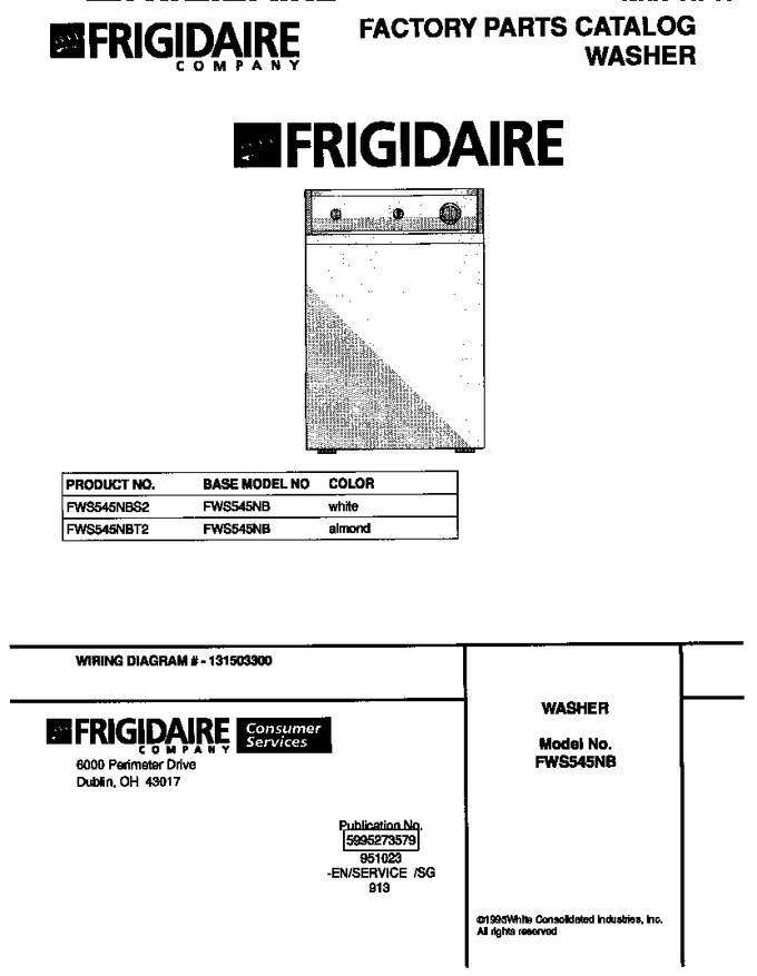 Diagram for FWS545NBT2