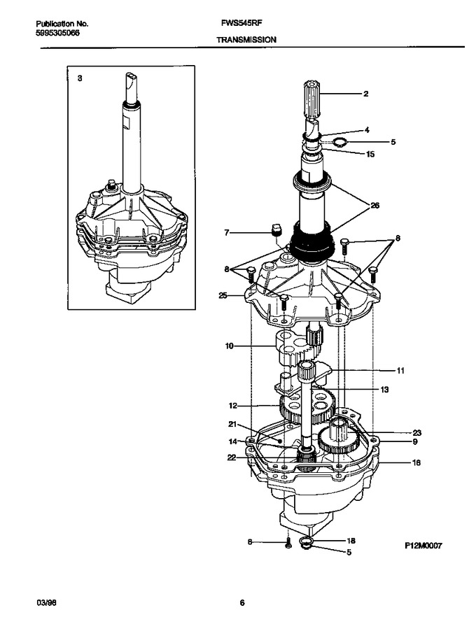 Diagram for FWS545RFS0