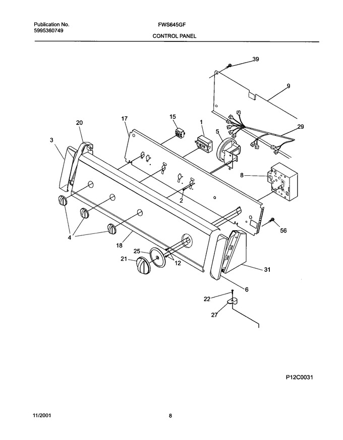 Diagram for FWS645GFT2