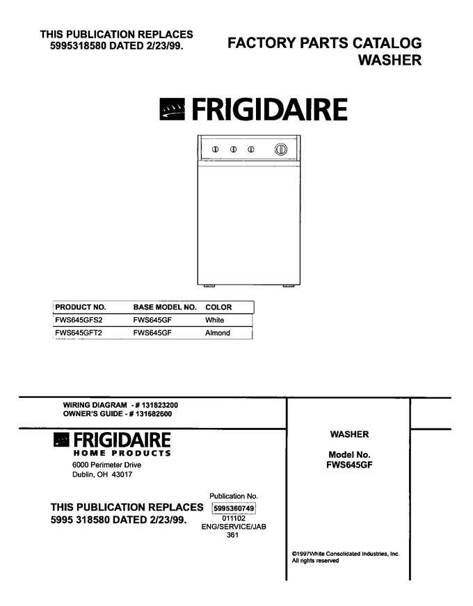 Diagram for FWS645GFS2