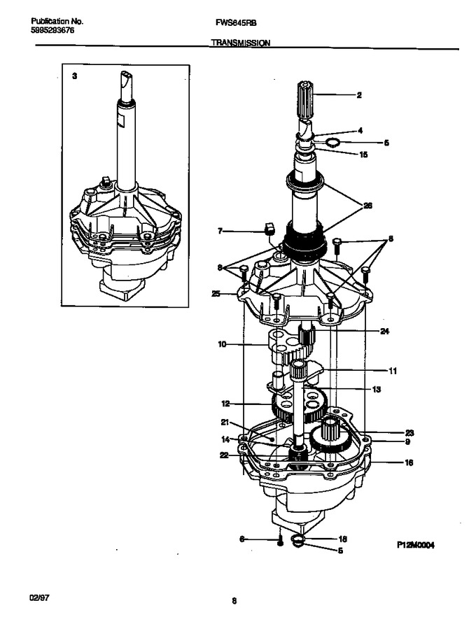 Diagram for FWS645RBS4