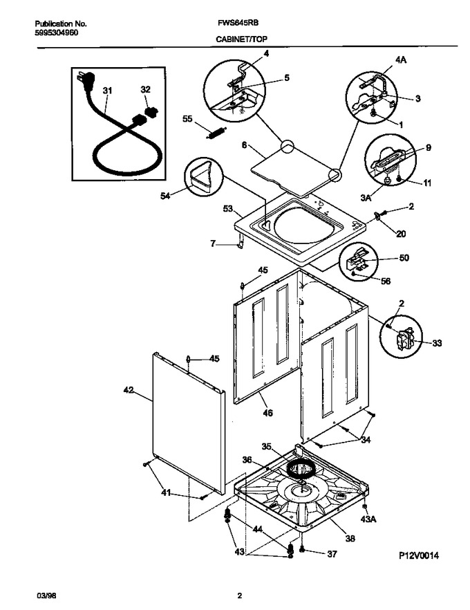 Diagram for FWS645RBS5