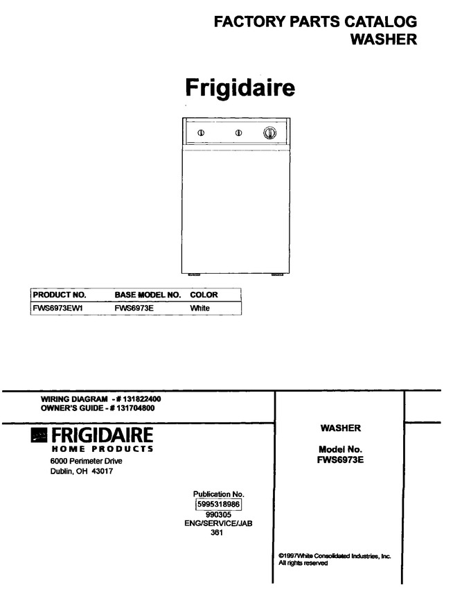 Diagram for FWS6973EW1