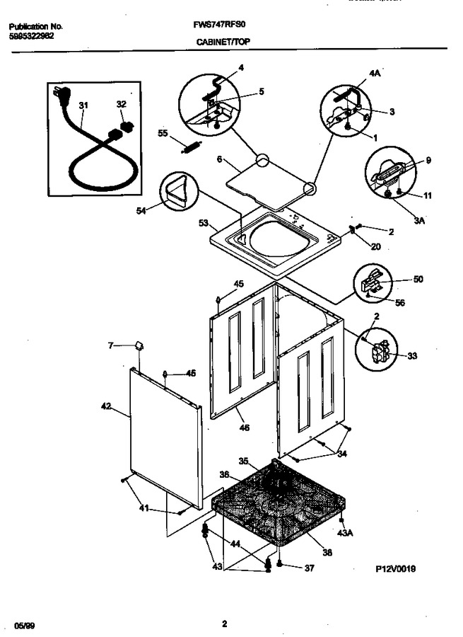 Diagram for FWS747RFS0