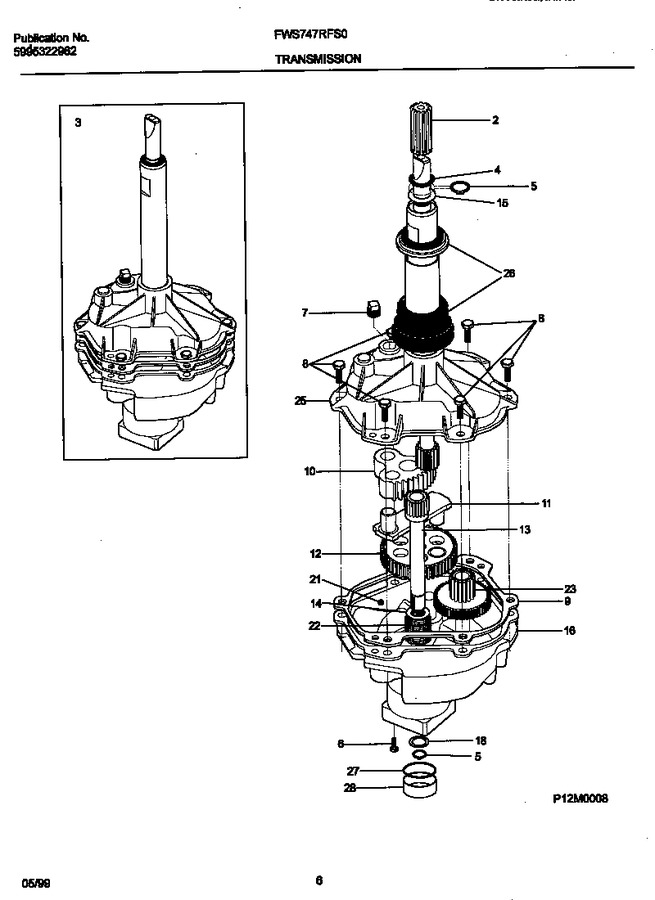 Diagram for FWS747RFS0