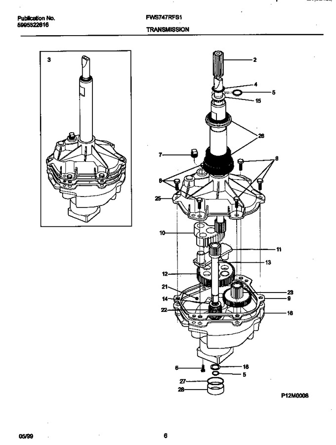 Diagram for FWS747RFS1