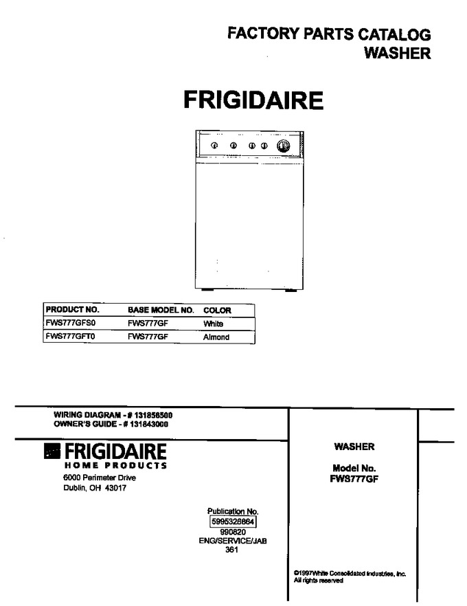 Diagram for FWS777GFT0