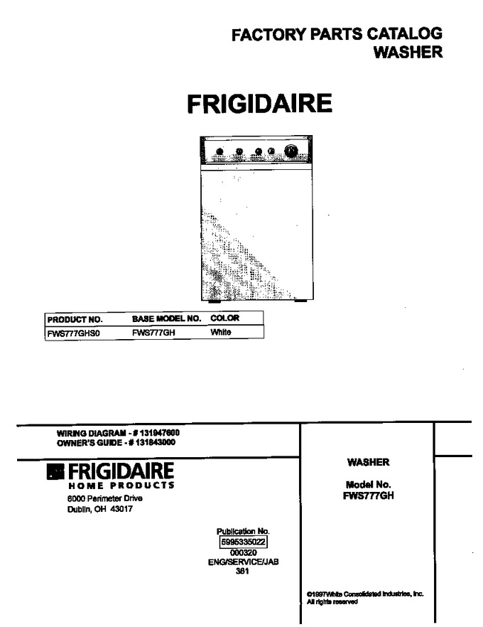 Diagram for FWS777GHS0