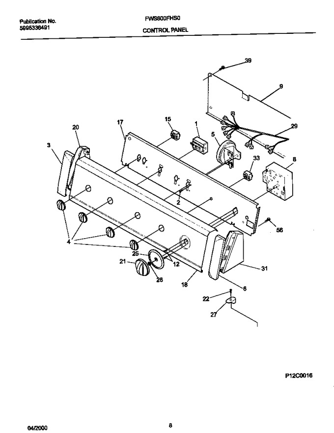 Diagram for FWS800FHS0