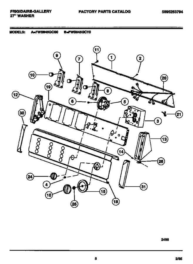 Diagram for FWS845GCT0