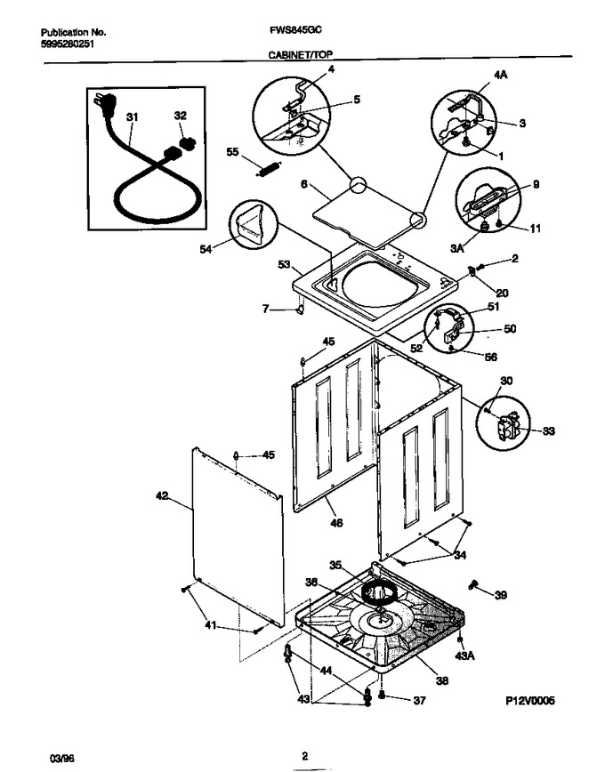 Diagram for FWS845GCS3