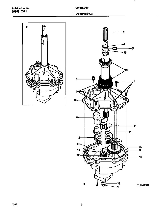 Diagram for FWS845GFS1