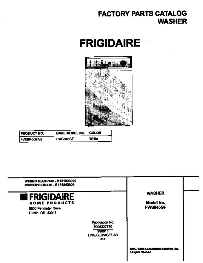 Diagram for FWS845GFS2