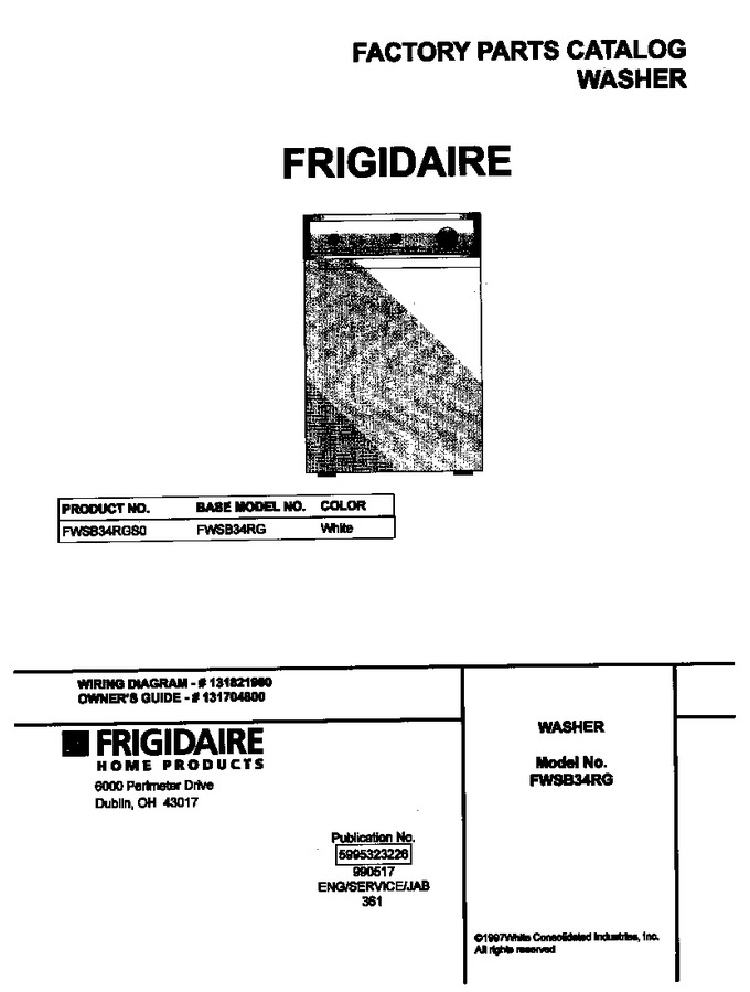 Diagram for FWSB34RGS0