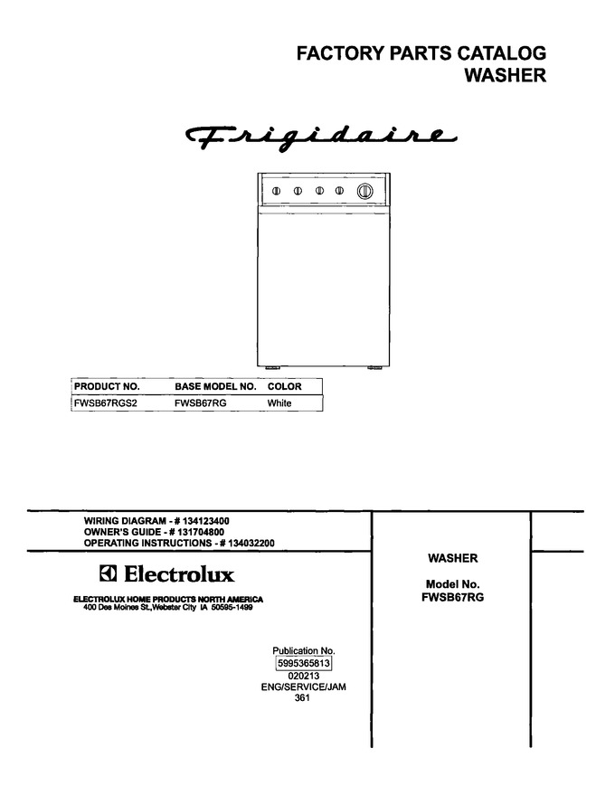 Diagram for FWSB67RGS2