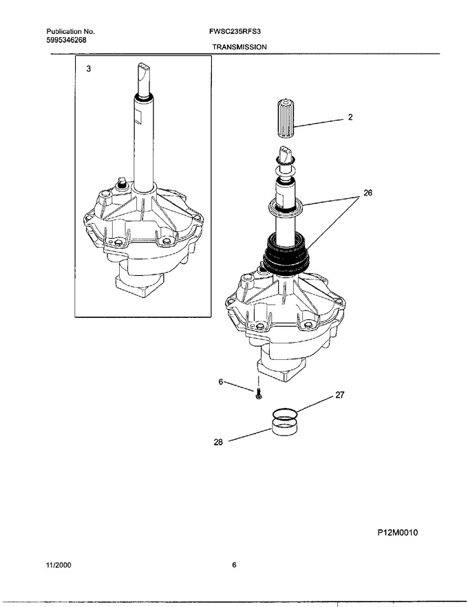 Diagram for FWSC235RFS3