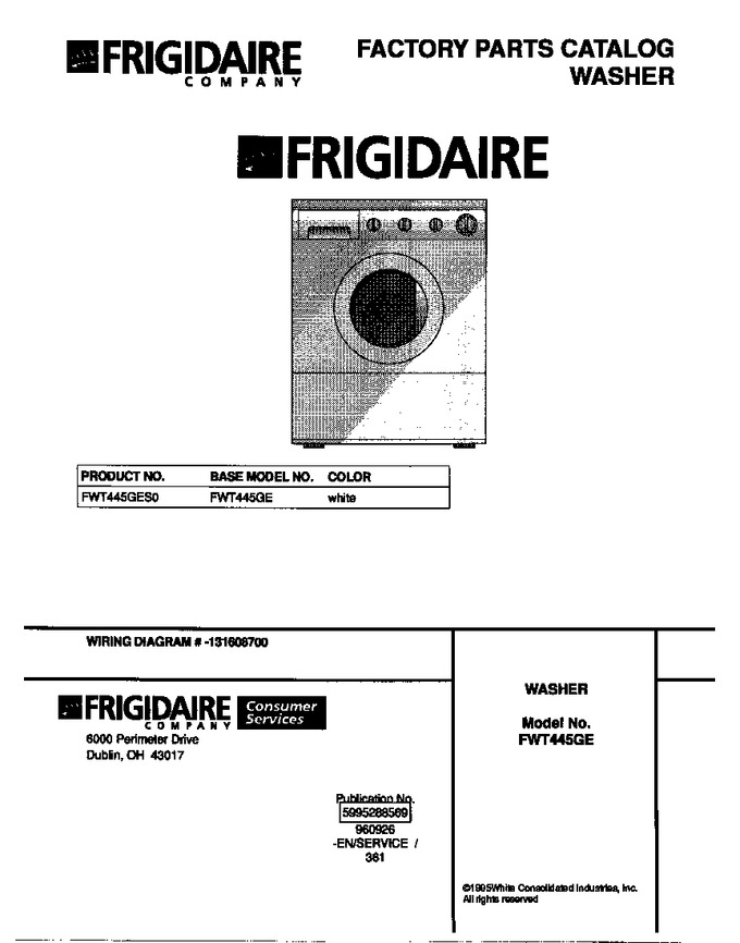 Diagram for FWT445GES0
