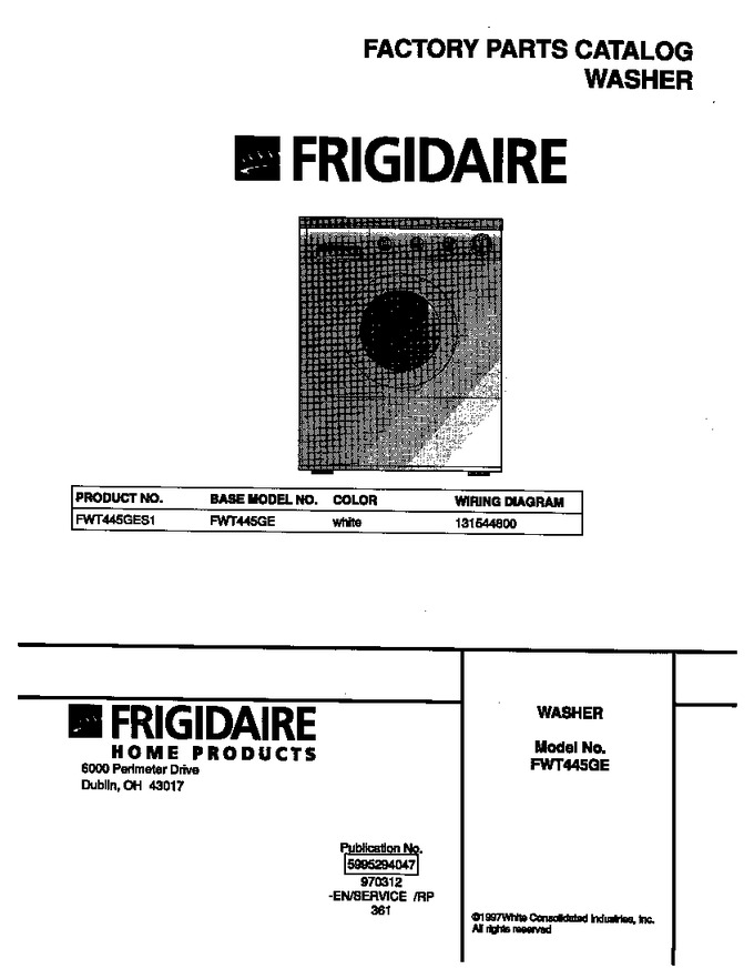 Diagram for FWT445GES1