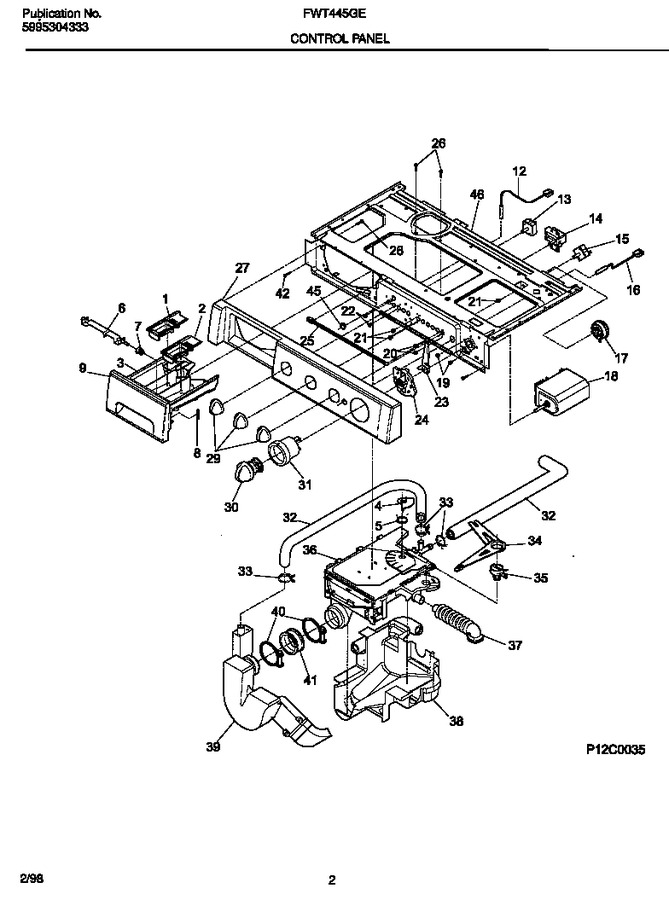Diagram for FWT445GES2