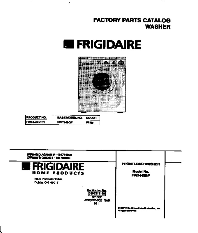 Diagram for FWT449GFS1