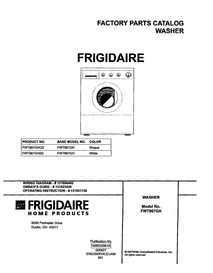 Diagram for FWT867GHS0