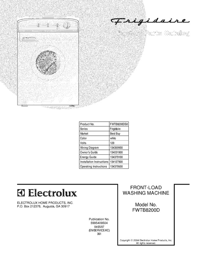 Diagram for FWTB8200DS0