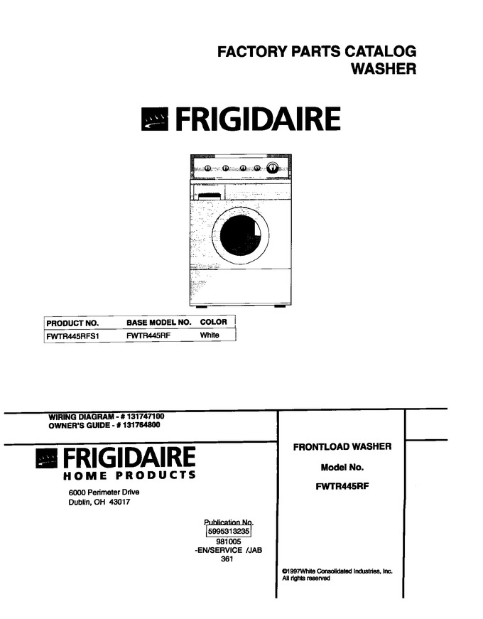 Diagram for FWTR445RFS1