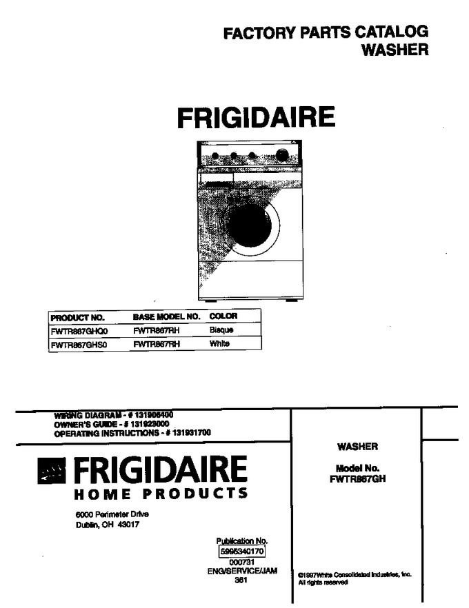 Diagram for FWTR867GHS0
