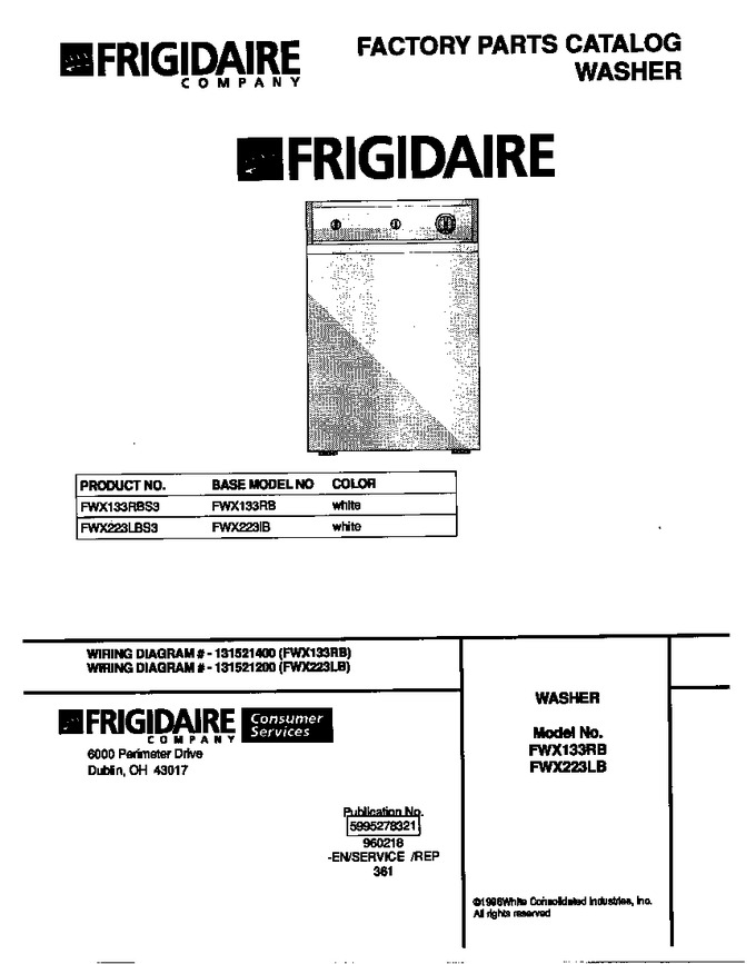 Diagram for FWX223LBS3